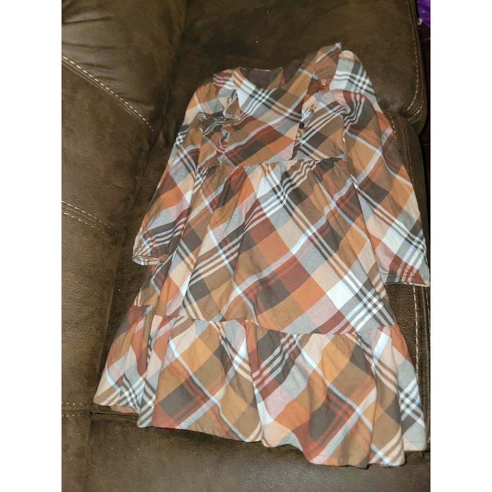 Gymboree Montana mountain‎ plaid dress size 7